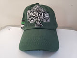Sombrero de papá verde con parches de Ace of Spade