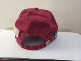 Ace of spade patched burgundy dad hat