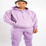 purple sweatsuit